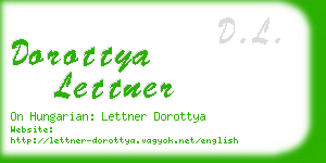 dorottya lettner business card